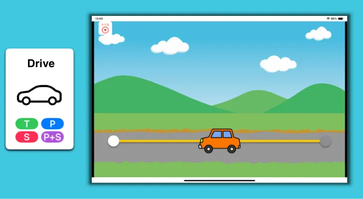 Drive game screen