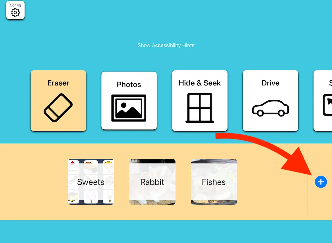Button to add a photo